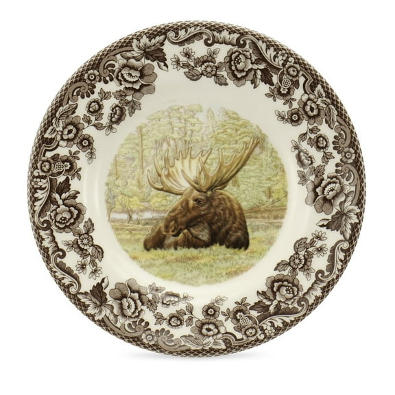 Spode Woodland Majestic Moose Bread & Butter Plate