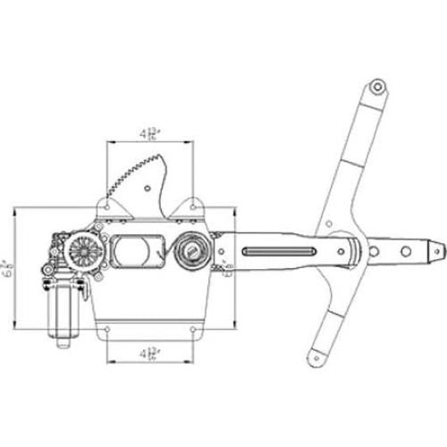 Go Parts Oe Replacement For 1985 2005 Chevrolet Astro Power Window Motor And Regulator Assembly Front Left Driver Side 15091383 Gm1350150 Replacement For Chevrolet Astro Walmart Com