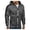Black, variant on Men's Slim Fit Zip Up Hooded Jacket Patchwork Long Sleeve Casual Top for Autumn and Winter Men's Sweatshirts and Hoodies Grey,L