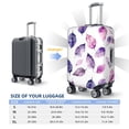 thumbnail image 2 of Multi-Size Suitcase Protective Cover Full Range Double Stitching Invisible Zipper For Travel Business Watercolor Seamless Pattern With Leaves (2) Small, 2 of 8