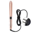 thumbnail image 2 of Electric Hair Straighter Temperature Adjustment Led Display Hair Straightening Curling Iron Hair Styling ToolUS \n\nPlug 110~240V, 2 of 5