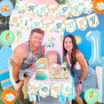 thumbnail image 5 of Surfing Theme First Birthday Decorations - Vintage Surf Backdrop Banners Garland Cake Cupcake Toppers Balloons, The Big One 1st Bday Party Supplies, 5 of 6