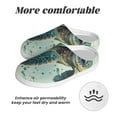 thumbnail image 6 of Lsque Watercolor Turtle1 Pattern Womens Comfort Cotton on Scuff With Memory Foam and Anti-skid Sole Slipper-37/38, 6 of 7