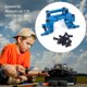 thumbnail image 2 of Ounissouiy Caja de cambios delantera y trasera para coches con Control remoto 1/28, mejora de piezas de repuesto, caja de cambios de simulación, Kits de construcción modelo Cielo azul, 2 of 6