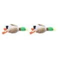 thumbnail image 2 of Greeniant Juguete con sonido para mascotas, forma de pato de peluche, Animal para masticar, entrenamiento interactivo, morder, juguetes Soga 2piezas, 2 of 6