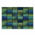 thumbnail image 1 of Colorful Cutting Board, Modern Geometric Bohemian Paisley Details in Square Shaped Backdrop Pieces Art, Decorative Tempered Glass Cutting and Serving Board, Small Size, Blue Green, by Ambesonne, 1 of 1