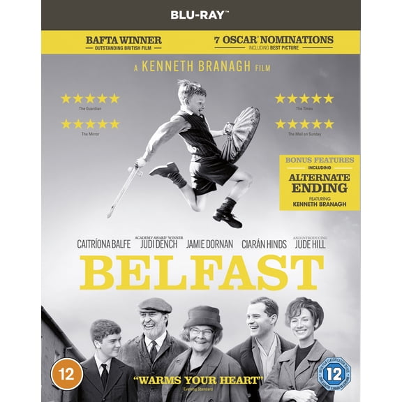 Belfast (Blu-ray) Judi Dench Lara McDonnell Gerard Horan Jamie Dornan Caitríona Balfe Jude Hill