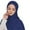 01_Dark Blue, variant on Lroveb Ramadan Scarf for Women Chiffon Hijab Scarf Long Hijabs Scarves Muslim Shawl Head Wrap