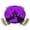 Purple, variant on Round Fitted Tablecloths with Elastic Edge Halloween Castle Spiderweb Pumpkin Oil-Proof Waterproof Wipeable Table Cover for Kitchen Dining Party Decor Scary Purple Black Table Clothes,36" - 44"