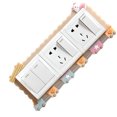 thumbnail image 2 of Interruptor de luz Pasta de silicona Enchufe Cubierta de dibujos animados Etiqueta de panel de interruptor de pared antiadherente lavable Jumpingount JJ21199-00, 2 of 6