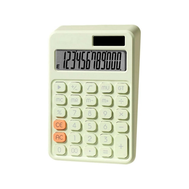 Vwrxbz Solar Calculator 12 Digit Large Screen, Mechanical Key Scientific Computer for Home Office School