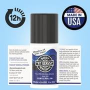 12 Pack, Made in USA - Roll-On Body Adhesive Prevents Rolling Down, 2 fl oz