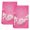Pink, variant on Pink String Kitchen Towels Set of 2, Spring Flowers Breast Cancer Awareness Absorbent Dish Towels for Kitchen, Microfiber Hand Towel, Quick Drying Tea Towel for Cleaning Decorative Dishcloths