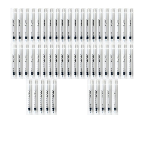 1ML Sterile Syringe Only with Luer Lock Tip - 25 Syringes Without a Needle by Easy Glide - Great for Medicine, Feeding Tubes, and Home Care