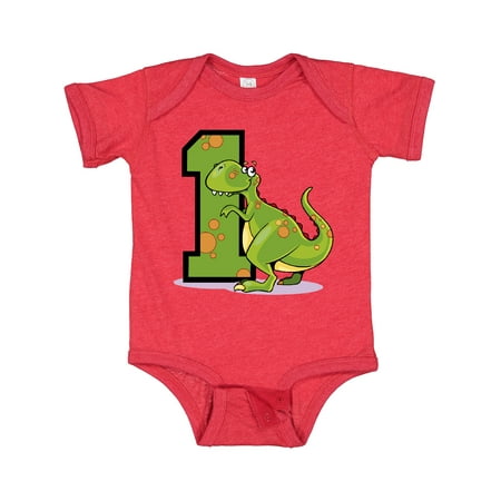

Inktastic Dinosaur 1st Birthday T-Rex Gift Baby Boy or Baby Girl Bodysuit