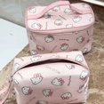thumbnail image 4 of Bonita bolsa de cosméticos con estampado de Hello Kitty, bolsa de cosméticos portátil de gran capacidad con forma de corazón para niña, bolsa de lavado portátil, bolsa de almacenamiento, 4 of 5