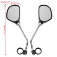 thumbnail image 1 of Bike Mirrors, Bike Rear View Mirrors, Flexible Portable for Mountain Bikes Handlebars Bicycles Road Bikes, 1 of 7