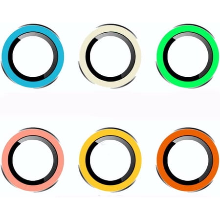 Application of Apple Lens Film for iPhone 13 Nights Eagle Eye CD Camera Camera Lens Putting Metal Scratch Mobile Phone Film for iPhone 13 Pro Max (Multi-Color -7)