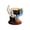 B, variant on Halloween Skeleton Zombie Hands Candle Holder, Resin Jar Candle Holder with Pumpkin Decoration, Spooky Halloween Decor for Tabletop Centerpiece Mantel, Holder‑Only