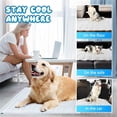 thumbnail image 6 of Pet Ice Cooling Mat for Large Dogs, Extra Big Size Self Cooling Gel Pad, Durable Scratch Resistant Non-Slip Summer Chill Mat for Big Breed Dogs Home Travel(XL,Gray), 6 of 8