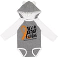 thumbnail image 3 of Inktastic Never Stop Fighting Multiple Sclerosis Awareness Boys or Girls Long Sleeve Baby Bodysuit, 3 of 5