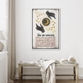 thumbnail image 3 of IDEA4WALL Framed Canvas Print Golden Sun and Moon with Hands Inspirational Illustrations Wall Art Abstract Artwork Contemporary Relax/Calm for Living Room, Bedroom, Office - 16"x24" WHITE, 3 of 5