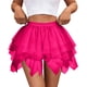 thumbnail image 1 of TaTaai Women Spring Summer Casual Mesh Layered Short Skirt Lightweight Breathable Soft Machine Washable No Fading Versatile Daily Office Street Casual Wear Above Knee Skirt Gift, 1 of 4