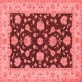thumbnail image 1 of Ahgly Company Indoor Square Persian Red Traditional Area Rugs, 8' Square, 1 of 4