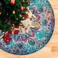 thumbnail image 6 of Ryvnso Christmas Tree Skirt Mandala Ethnic Beautiful Xmas Tree Skirts Ornament Home Decorations 35.4", 6 of 6