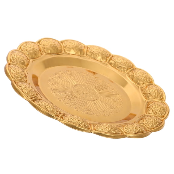 Milisten Metal Tray for Storage and Decorative Use, Versatile Home Organizer and Stylish Piece