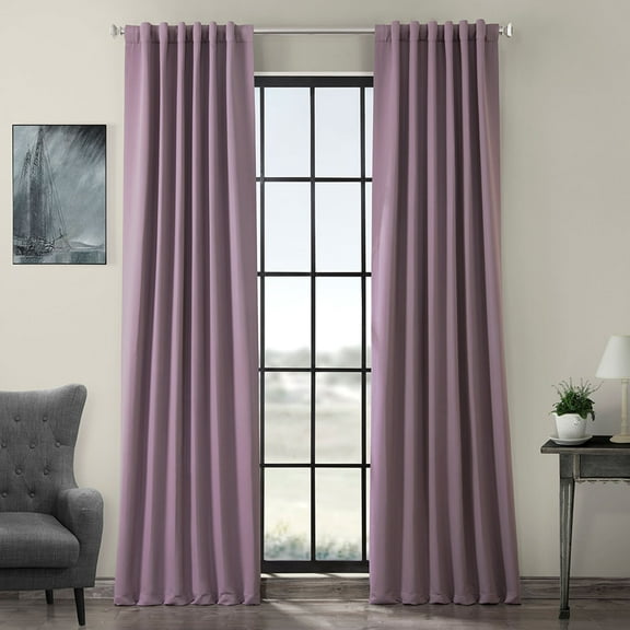 Half Price Drapes Purple Rain Room Darkening Curtains for Bedroom (1 Panel), 50W X 84L
