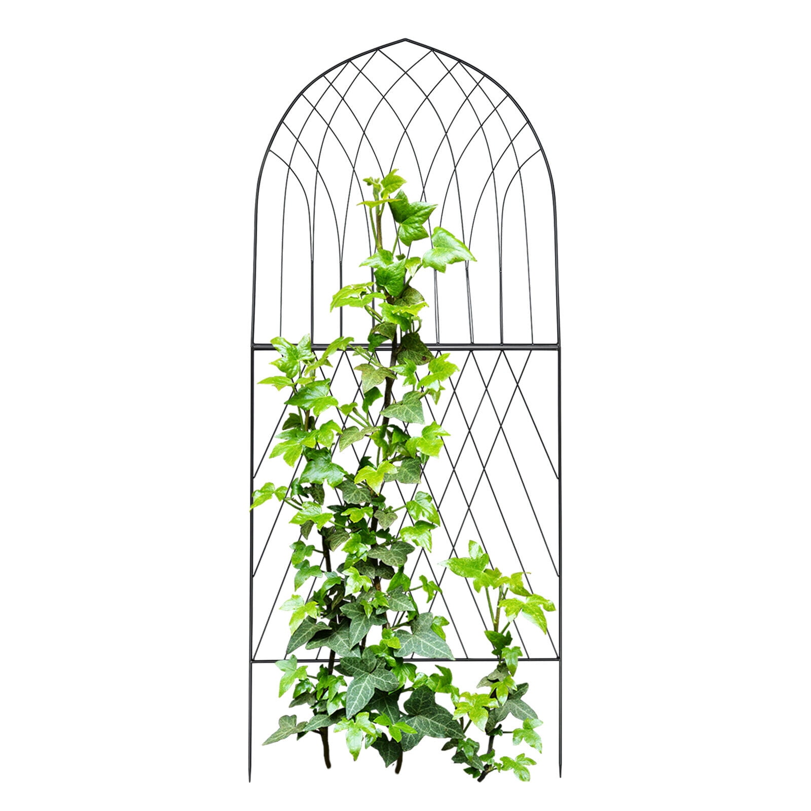 Wuzstar 2 Pack Steel Garden Trellises Heavy Duty 75x31in Wall Trellis for Climbing Plants