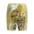 thumbnail image 5 of Gaeub Watercolor Canary Bird Printed Men's Short Pajama Pants, Lightweight Lounge & Sleep Bottoms Keep You Cool - Small, 5 of 9
