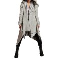 thumbnail image 2 of Vedolay Women's Anoraks Plus Raincoat Waterproof Long Hooded Coats 2023 Grey,M, 2 of 5