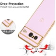 thumbnail image 3 of for Google Pixel 8 6.2 inch Case,Cute Plating Edge Love Hearts Pattern with Camera Lens Protection Phone Cover for Girls Women,Purple, 3 of 13