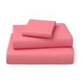thumbnail image 2 of Mainstays Kids Microfiber Bed Sheet Set, Twin, Pink, 3 Pieces, 2 of 10