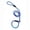 Blue, variant on Best-Seller Anti-Pull Pet Training Lead, 0.24in Nylon Slip Lead with Durable Clip, Reflective P-Rope for Safe Dog Walking and Behavior Control