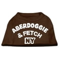 thumbnail image 1 of Aberdoggie Ny Screenprint Shirts Brown Xs (8), 1 of 1