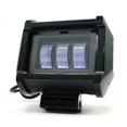 thumbnail image 4 of Faro Para Moto Rasen Auxiliar Cuadrado 3 Led Con Lupa Con Luz Alta, Baja Y Estrobo       azul, 4 of 8