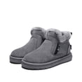 thumbnail image 4 of Girls Boys Winter Snow Boots Ankle Booties Zip Closure Furry Lined Keep Warm Non Slip Winter Shoes for Kids Children, 4 of 7