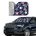 thumbnail image 2 of Yiaed Watercolor Stars Print Car Windshield Sunshade Front Auto Car Front Window Sun Shade Foldable Sun Visor Shield Cover Auto Accessories for Sedan SUV Truck-Medium, 2 of 5