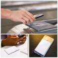 thumbnail image 1 of LOLIPPYY 4pcs Card Cover Sticker White PU Phone Protection For Cellphone Card Holder Daily Use, 1 of 8