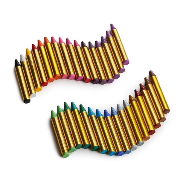 Dress Up America Crayones De Pintura Facial – Set De 6 Colores Para Maquillaje Corporal, Fáciles De Aplicar Y Lavar, Ideales Para Halloween, Carnaval Y Fiestas Infantiles