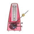 thumbnail image 1 of Métronome Mécanique à Remonter avec Rythme Ajustable (0,2,3,4,6) et Tempo (40-208 BPM), Mouvement en Métal, Construction en Plastique et Métal, Design Rouge Transparent - Outil d'Entraînement Idéal pour Guitare, Piano, 1 of 6