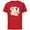 Red, variant on Disney Princess Snow White the Kindest One of All - Short Sleeve Cotton T-Shirt for Adults - Customized-Athletic Heather