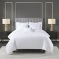 thumbnail image 4 of Noaman Full/Queen 500 Thread Count 100% Cotton Sateen Embroidered Comforter Set, 5-Piece Hotel Luxury Bedding Set with Duvet Cover & Shams, White, 4 of 19