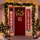 thumbnail image 5 of Feliz Navidad, Banderines para Puertas, Letreros para Porches, Banderines Colgantes, Banderas Navideñas, Decoración para Paredes, Interiores y Exteriores, Adornos para Fiestas Navideñas, 5 of 6