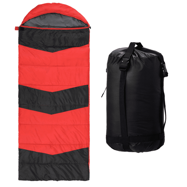 Alvantor Hooded Heated Rectangular Sleeping Bag for Adults Kids,USB Powered 3 Heat Levels 14 to 50 F with Carry Bag 82.7 x 33.5 in