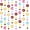 Donut, variant on Groovy Party Decorations Boho Dot Garland Streamer Ombre Daisy Banner Cutouts for Birthday Shower Wedding Bridal Shower Spring Summer Fall Retro Hippie Decor Supplies