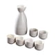 thumbnail image 1 of Juego de Sake de cerámica, recipiente para Sake de cerámica, juego de tazas, regalos artesanales creativos con 6 tazas, bebida de Sake tradicional, 1 of 8